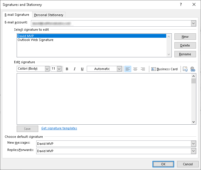Outlook Email Signature